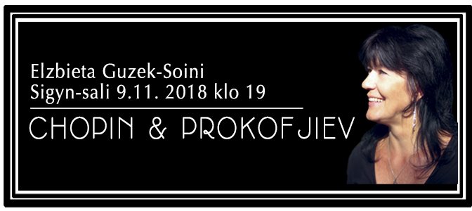 Elzbieta Guzek Soini - Chopin & Prokofjiev