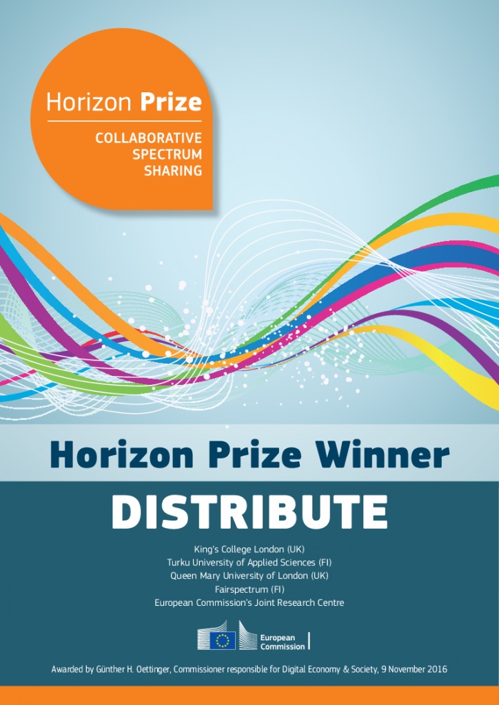 Horizon prize certificate