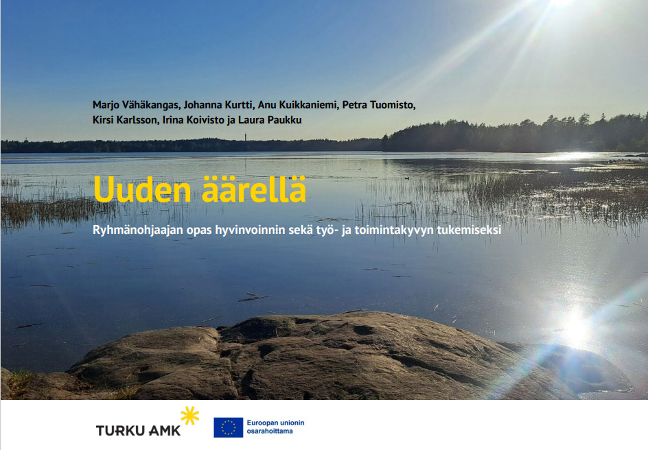 Saaristomaisema, teksti: Uuden äärellä.