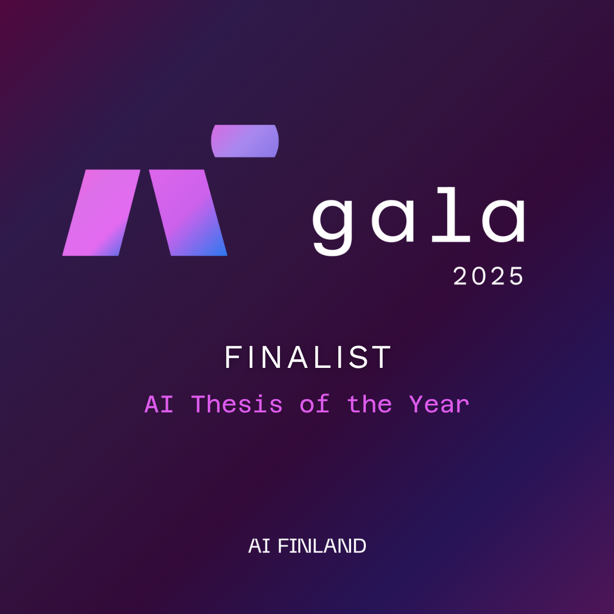AI Gala finalist