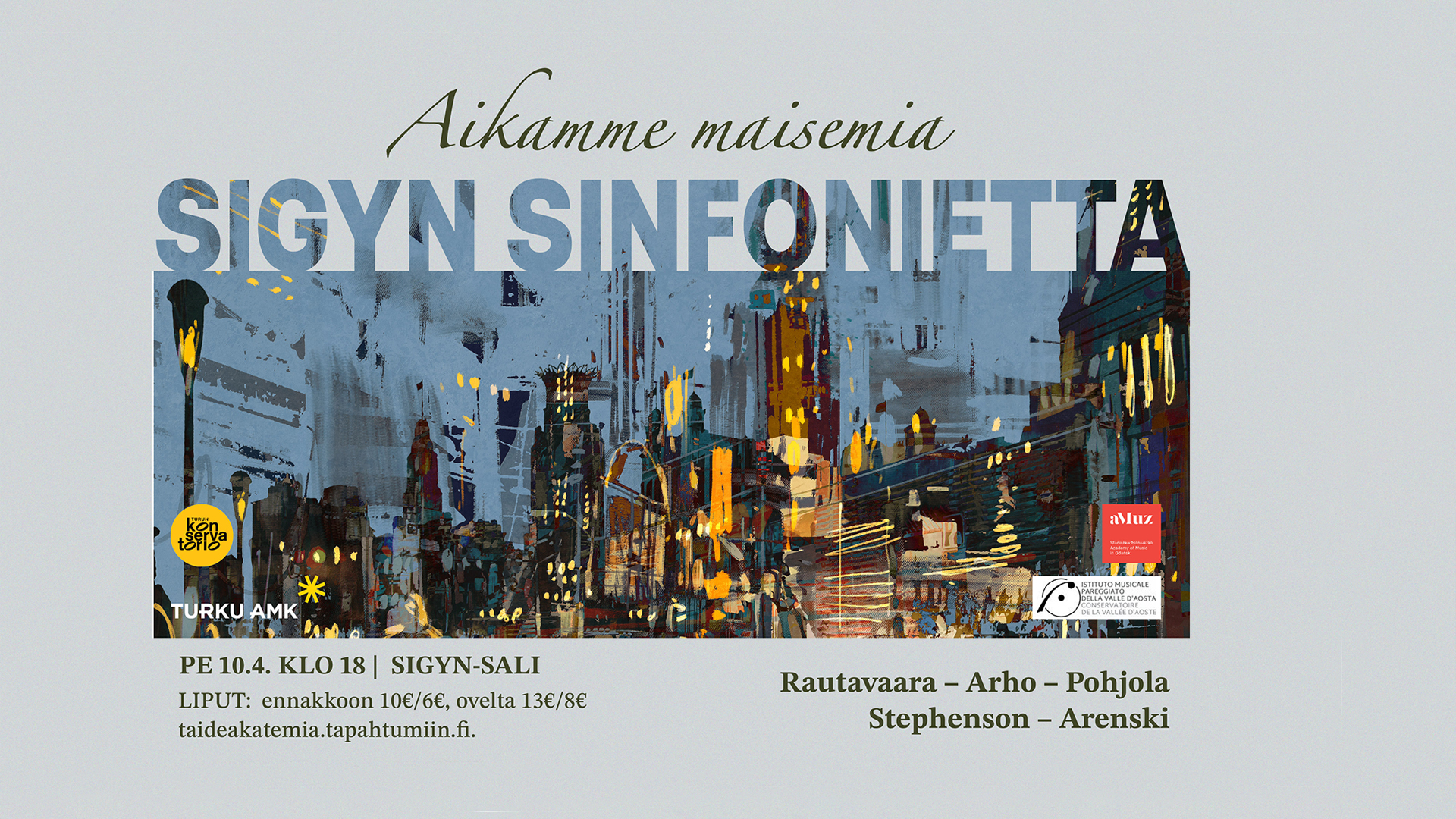 Sigyn Sinfonietta – aikamme maisemia